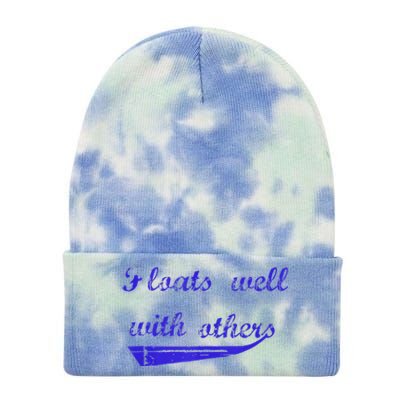 Floats Well With Others Tie Dye 12in Knit Beanie