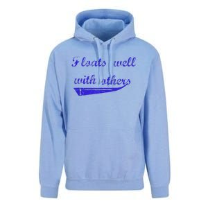 Floats Well With Others Unisex Surf Hoodie