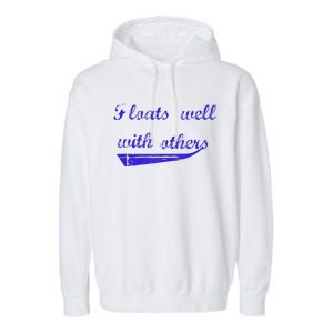 Floats Well With Others Garment-Dyed Fleece Hoodie