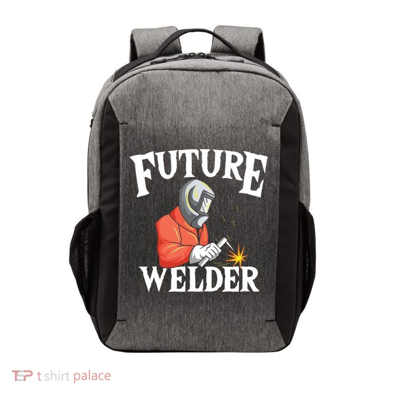 Future Welder Welding Helmet Metal Fabrication Fusing MIG Vector Backpack