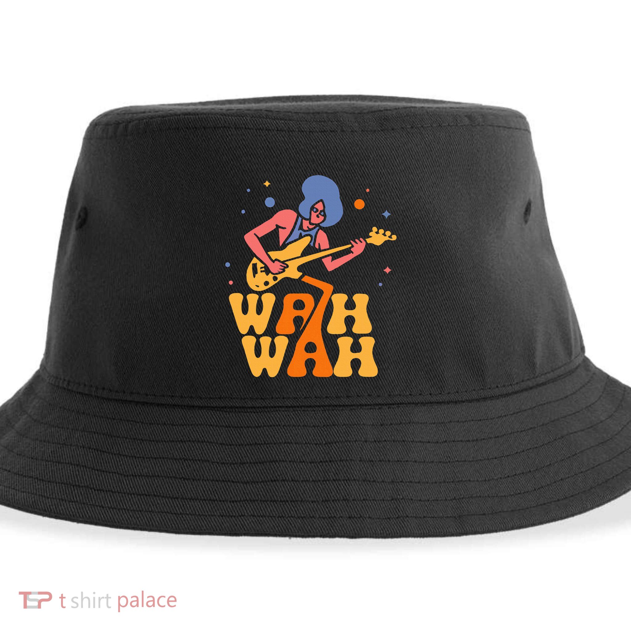 Funky Wah Wah Vintage 1970s Sustainable Bucket Hat