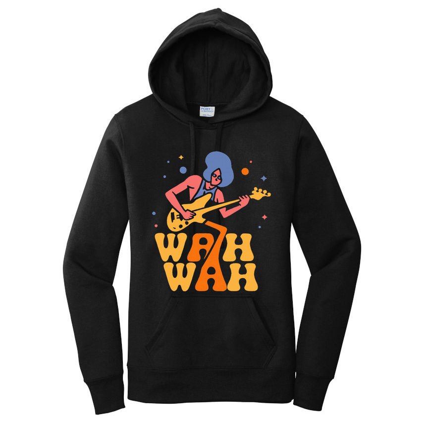 Funky Wah Wah Vintage 1970s Women's Pullover Hoodie