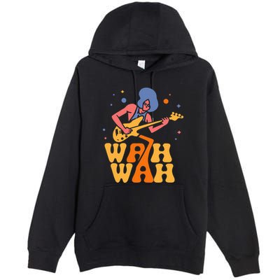 Funky Wah Wah Vintage 1970s Premium Pullover Hoodie