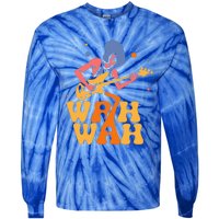 Funky Wah Wah Vintage 1970s Tie-Dye Long Sleeve Shirt