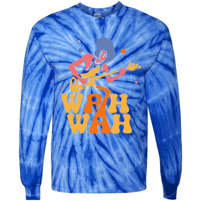 Funky Wah Wah Vintage 1970s Tie-Dye Long Sleeve Shirt