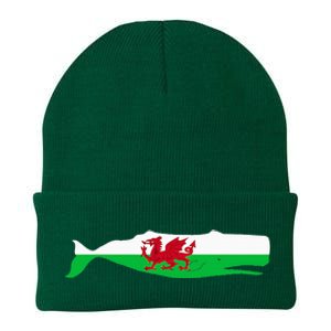 Funny Whale Wales Flag Pun For Welsh American Whales Lover Knit Cap Winter Beanie