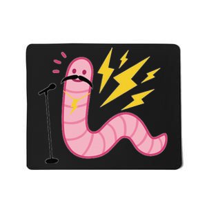 Funny Worm With A Mustache Tom Ariana Reality Mousepad