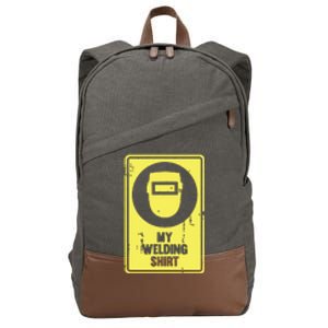 Funny Welder Who Loves Welding Cotton Canvas Backpack