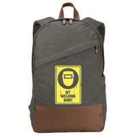 Funny Welder Who Loves Welding Cotton Canvas Backpack