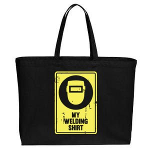 Funny Welder Who Loves Welding Cotton Canvas Jumbo Tote