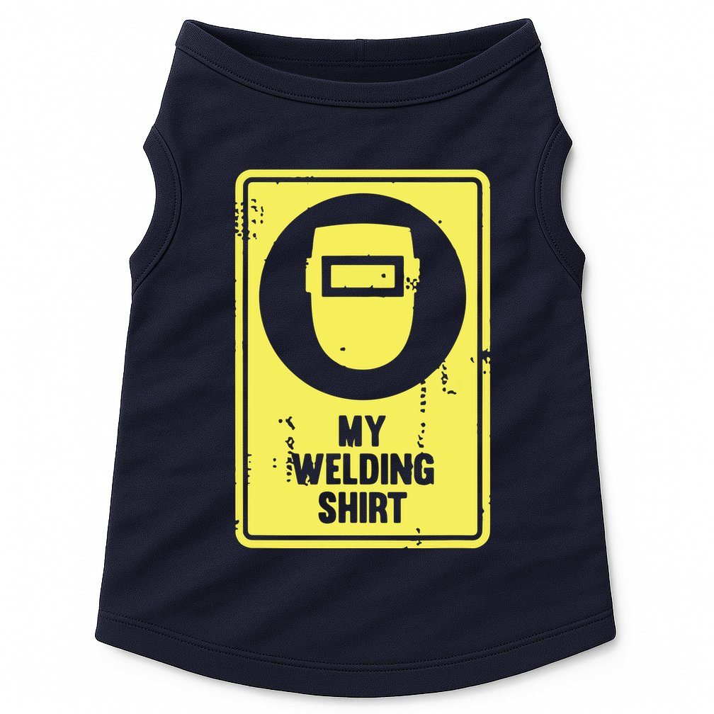 Funny Welder Who Loves Welding Doggie Tank