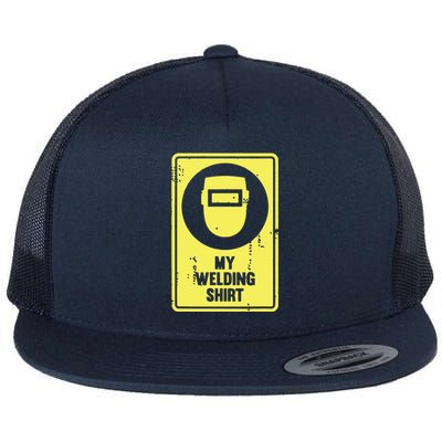 Funny Welder Who Loves Welding Flat Bill Trucker Hat