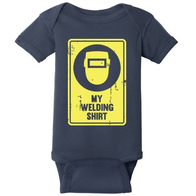 Funny Welder Who Loves Welding Baby Bodysuit