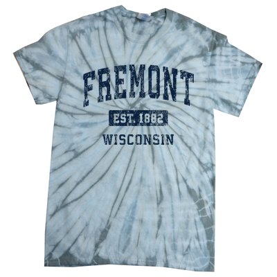 Fremont Wisconsin Wi Vintage Athletic Sports Design Tie-Dye T-Shirt