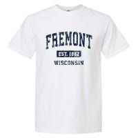 Fremont Wisconsin Wi Vintage Athletic Sports Design Garment-Dyed Heavyweight T-Shirt