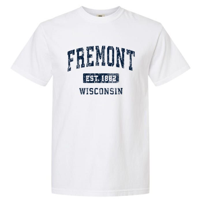 Fremont Wisconsin Wi Vintage Athletic Sports Design Garment-Dyed Heavyweight T-Shirt