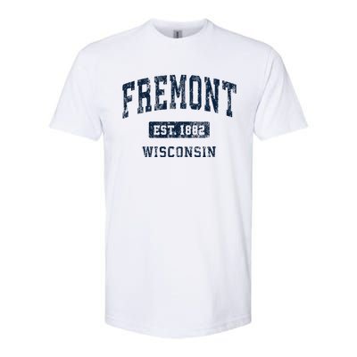 Fremont Wisconsin Wi Vintage Athletic Sports Design Softstyle CVC T-Shirt