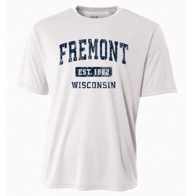 Fremont Wisconsin Wi Vintage Athletic Sports Design Cooling Performance Crew T-Shirt