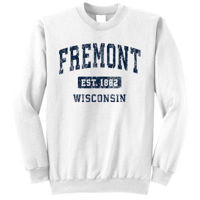 Fremont Wisconsin Wi Vintage Athletic Sports Design Sweatshirt