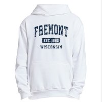 Fremont Wisconsin Wi Vintage Athletic Sports Design Urban Pullover Hoodie