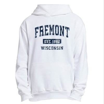 Fremont Wisconsin Wi Vintage Athletic Sports Design Urban Pullover Hoodie