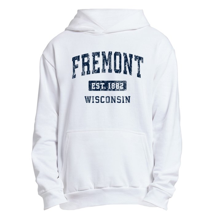 Fremont Wisconsin Wi Vintage Athletic Sports Design Urban Pullover Hoodie