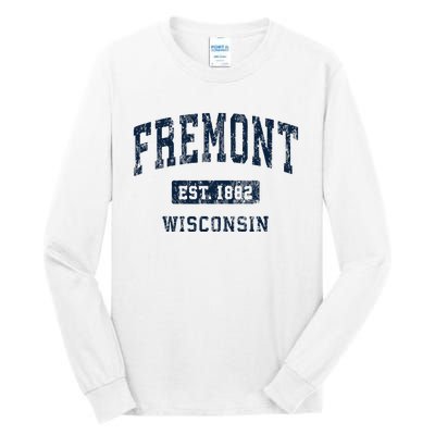 Fremont Wisconsin Wi Vintage Athletic Sports Design Tall Long Sleeve T-Shirt