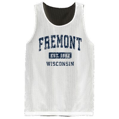 Fremont Wisconsin Wi Vintage Athletic Sports Design Mesh Reversible Basketball Jersey Tank