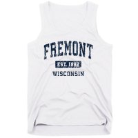 Fremont Wisconsin Wi Vintage Athletic Sports Design Tank Top