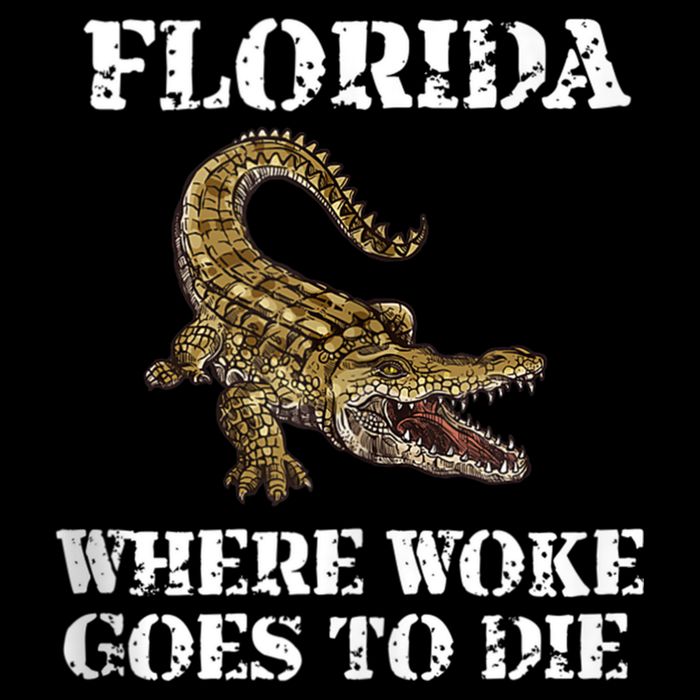 Florida Where Woke Goes To Die Alligator Bucket Hat