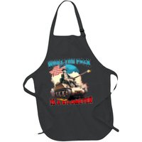 Funny Wtf What The Fck Is A Kilometer George Washington Full-Length Apron With Pockets