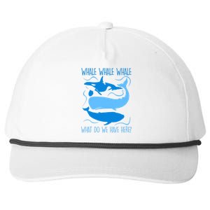 Funny Whale Whale Whale What Do We Have Here? Snapback Five-Panel Rope Hat