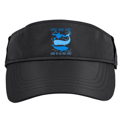 Funny Whale Whale Whale What Do We Have Here? Adult Drive Performance Visor