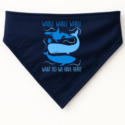 Funny Whale Whale Whale What Do We Have Here? USA-Made Doggie Bandana
