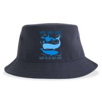 Funny Whale Whale Whale What Do We Have Here? Sustainable Bucket Hat