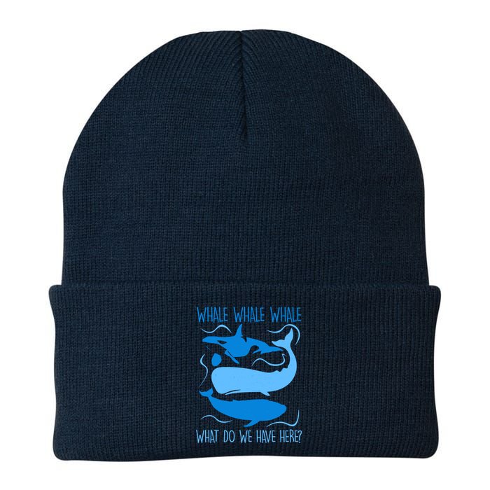 Funny Whale Whale Whale What Do We Have Here? Knit Cap Winter Beanie