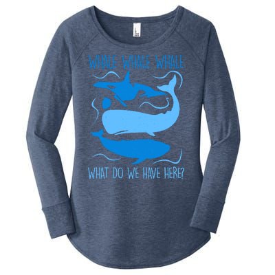 Funny Whale Whale Whale What Do We Have Here? Women's Perfect Tri Tunic Long Sleeve Shirt