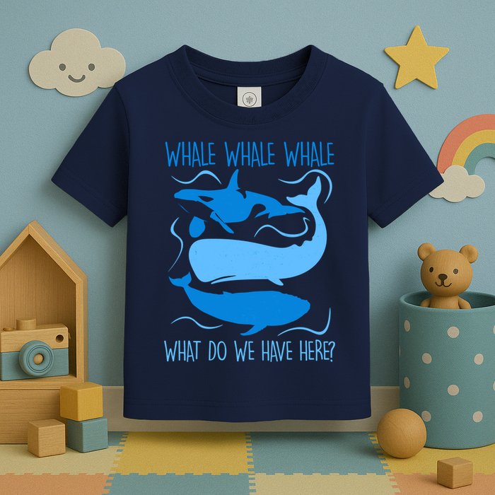 Funny Whale Whale Whale What Do We Have Here? Toddler T-Shirt