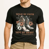 Faith We Walk By Faith Not By Sight Christian Cooling Performance Crew T-Shirt