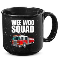 Funny Wee Woo Squad Fire Truck Design 15oz Campfire Ceramic Mug