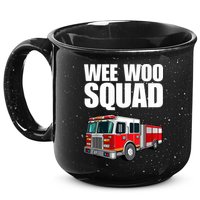 Funny Wee Woo Squad Fire Truck Design 15oz Campfire Ceramic Mug