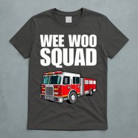 Funny Wee Woo Squad Fire Truck Design T-Shirt