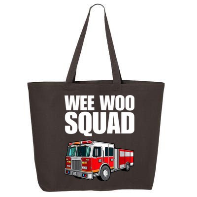 Funny Wee Woo Squad Fire Truck Design 25L Jumbo Tote