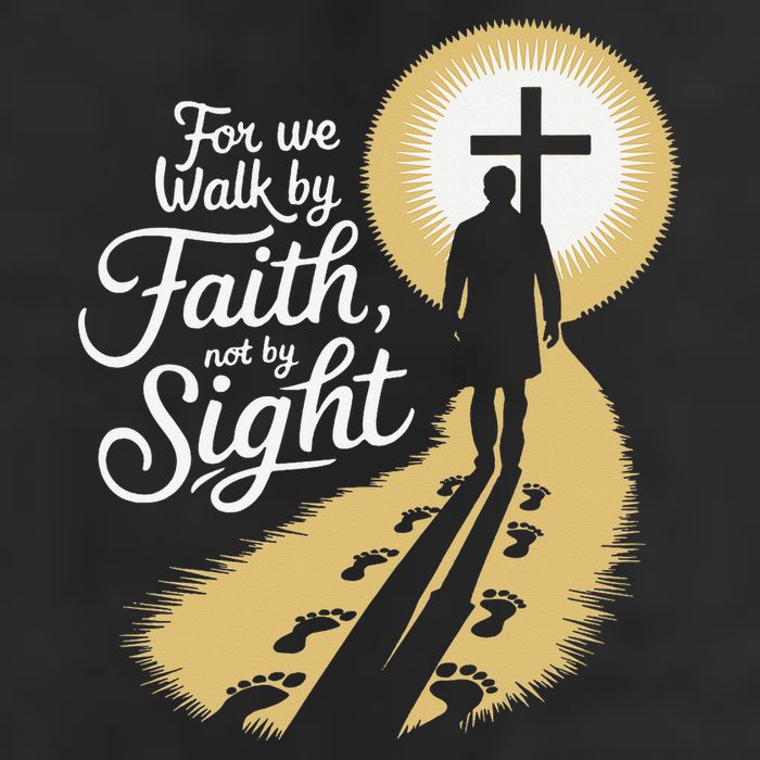 For We Walk Faith Not By Sight Christian Bible Verse 11oz C Handle Ceramic Mug