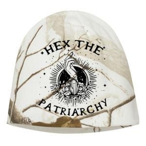 Feminist Wicca Witch Hex The Patriarchy Witchcraft Hand  Kati - Camo Knit Beanie