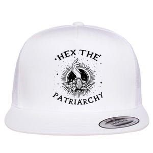 Feminist Wicca Witch Hex The Patriarchy Witchcraft Hand  Flat Bill Trucker Hat