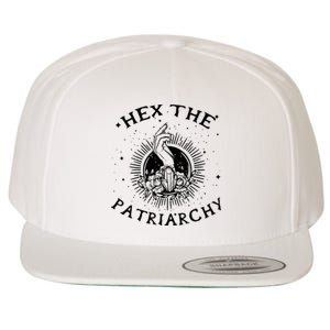 Feminist Wicca Witch Hex The Patriarchy Witchcraft Hand  Wool Snapback Cap