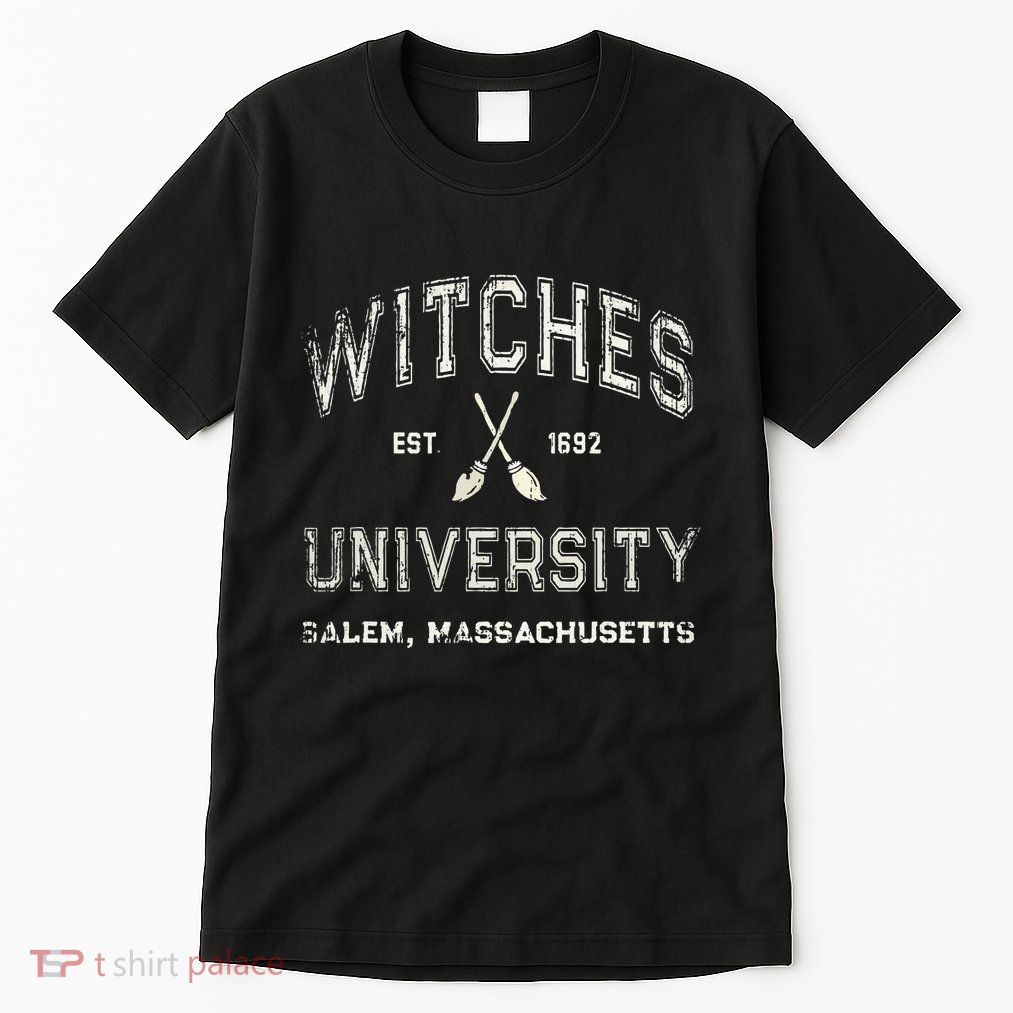 Funny Wiccan WITCHES UNIVERSITY Salem Massachusetts Witch Tall T-Shirt
