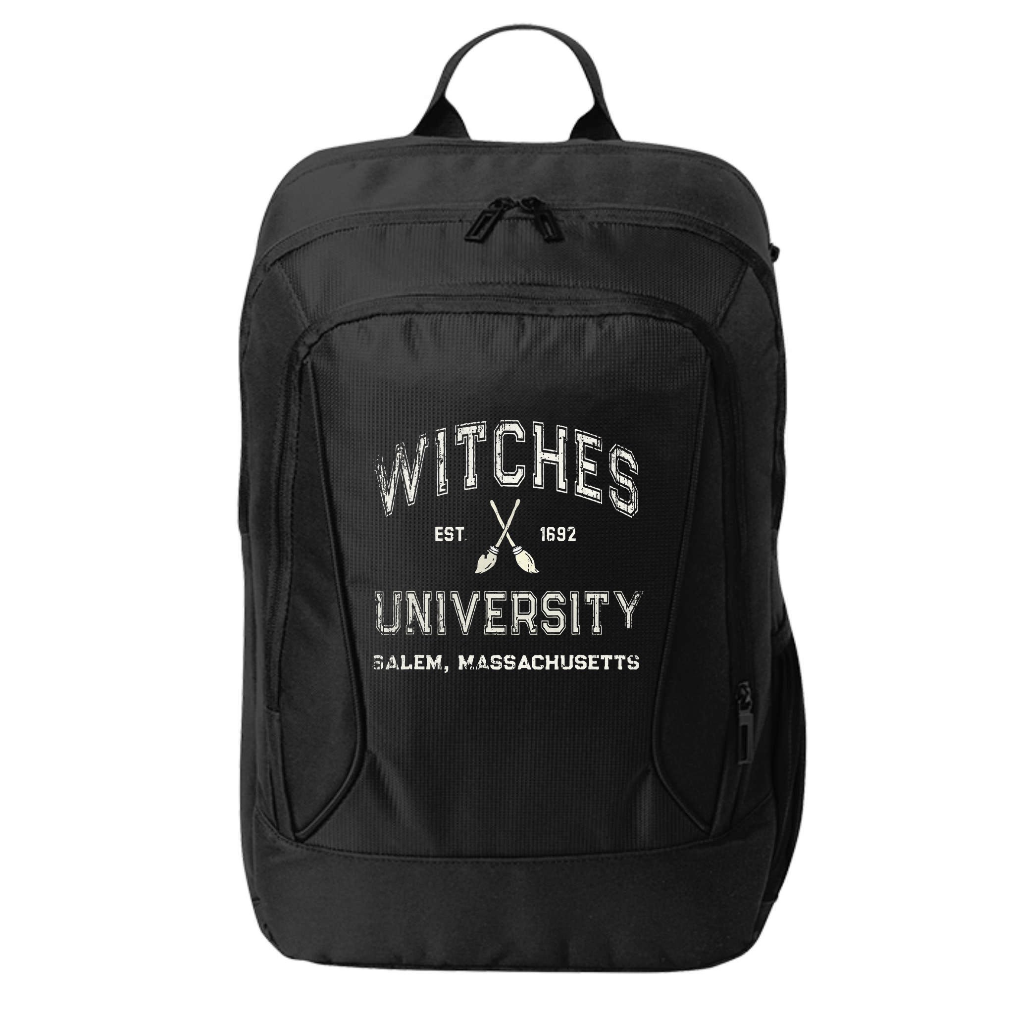 Funny Wiccan WITCHES UNIVERSITY Salem Massachusetts Witch City Backpack
