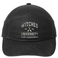 Funny Wiccan WITCHES UNIVERSITY Salem Massachusetts Witch 7-Panel Snapback Hat